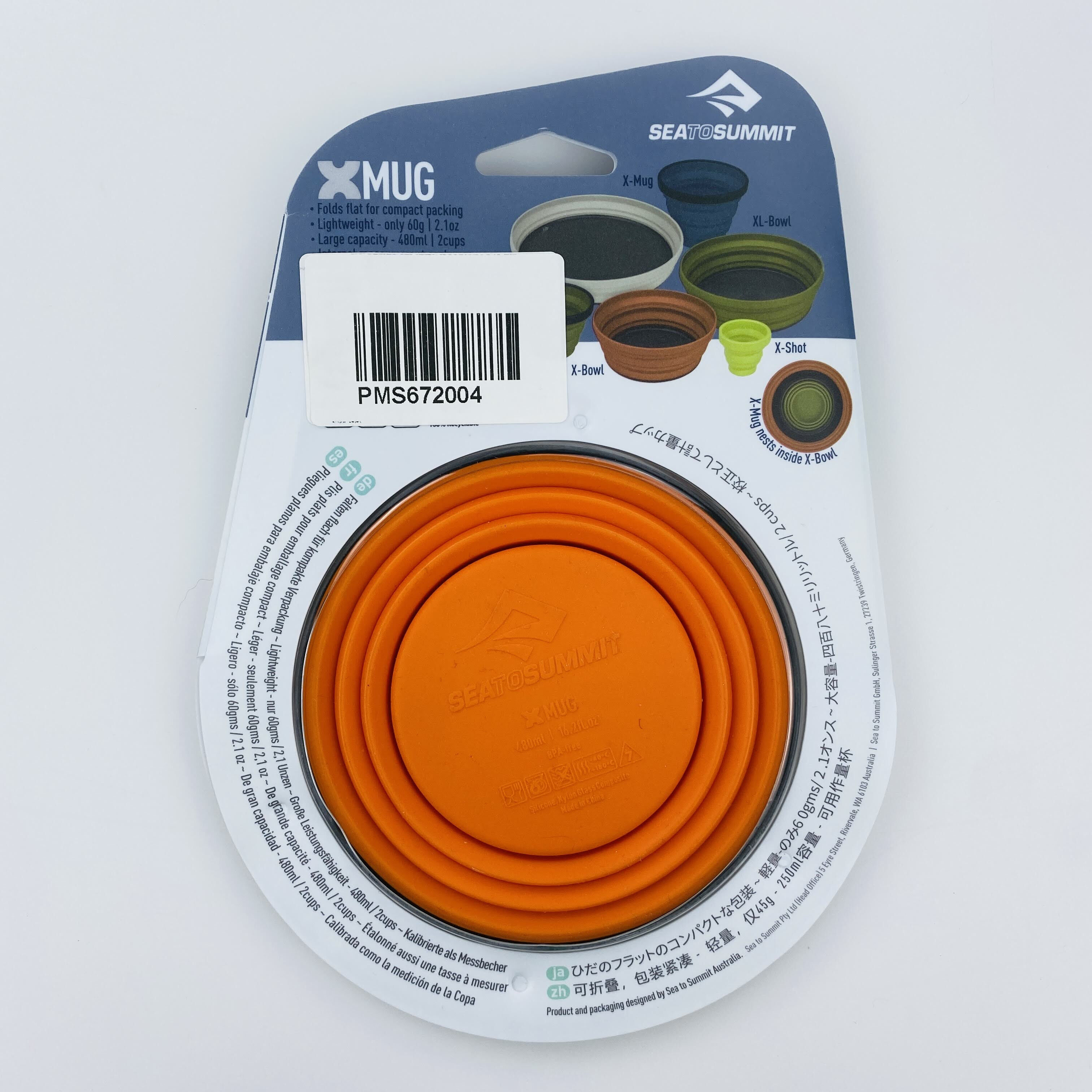 Sea To Summit X Mug Pliant - Second hand Collapsible cup - Orange - 480 ml | Hardloop