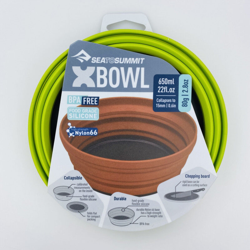 Sea To Summit X Bol Pliant - Bicchiere pieghevole di seconda mano - Verde - 680 ml | Hardloop