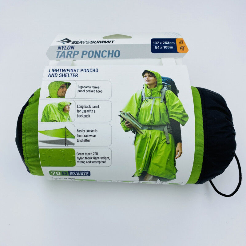 Sea To Summit Poncho Therm - Poncho di seconda mano - Verde - Taglia unica | Hardloop