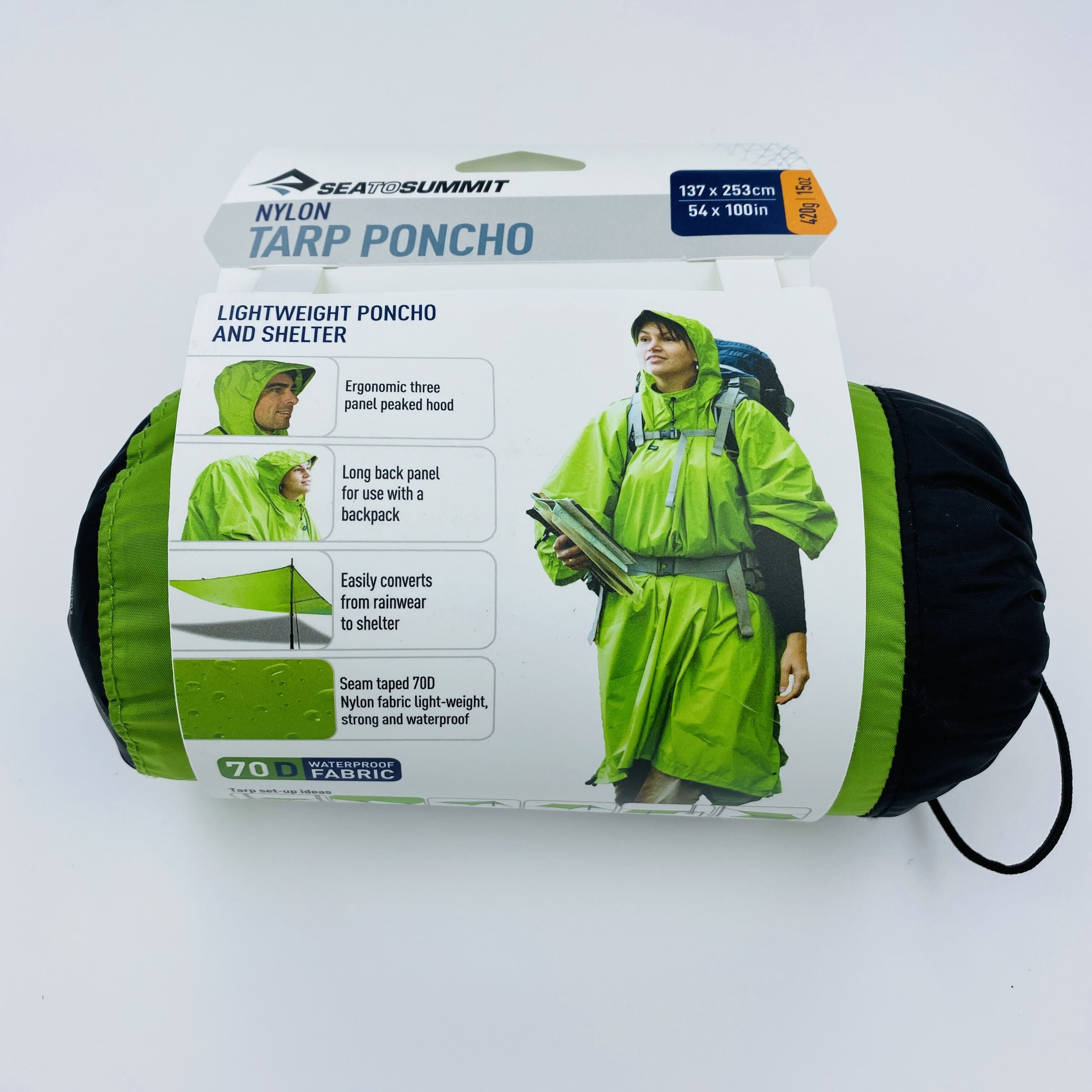 Sea To Summit Poncho Therm - Seconde main Poncho - Vert - Taille unique | Hardloop