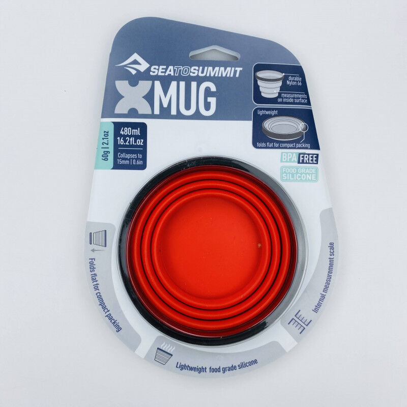 Sea To Summit X Mug Pliant - Seconde main Bol pliant - Rouge - 480 ml | Hardloop