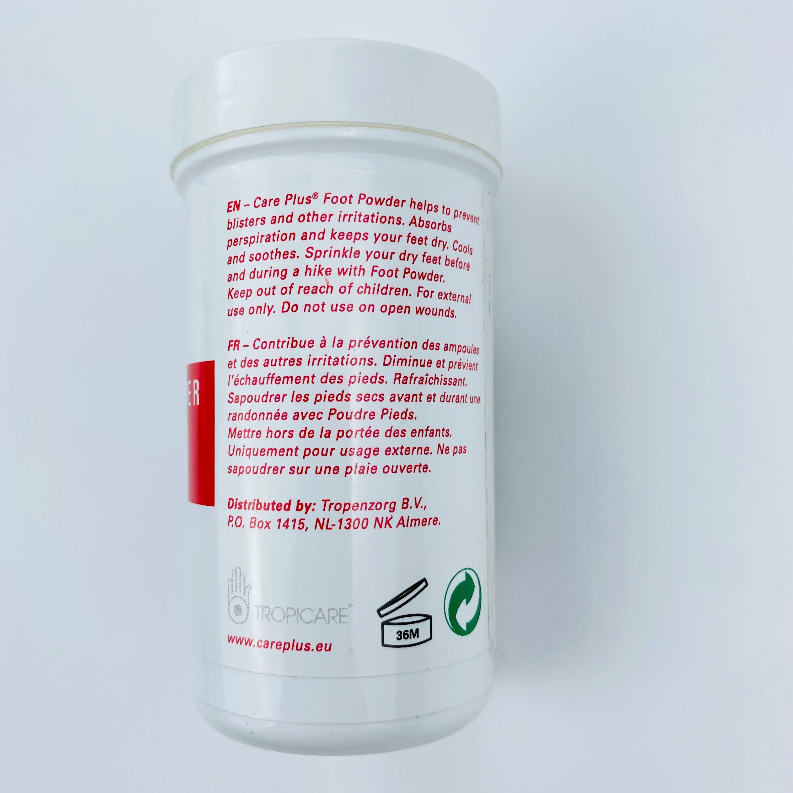 Care Plus Foot Powder 40 G - Sapone da viaggio di seconda mano - Bianco - Taglia unica | Hardloop