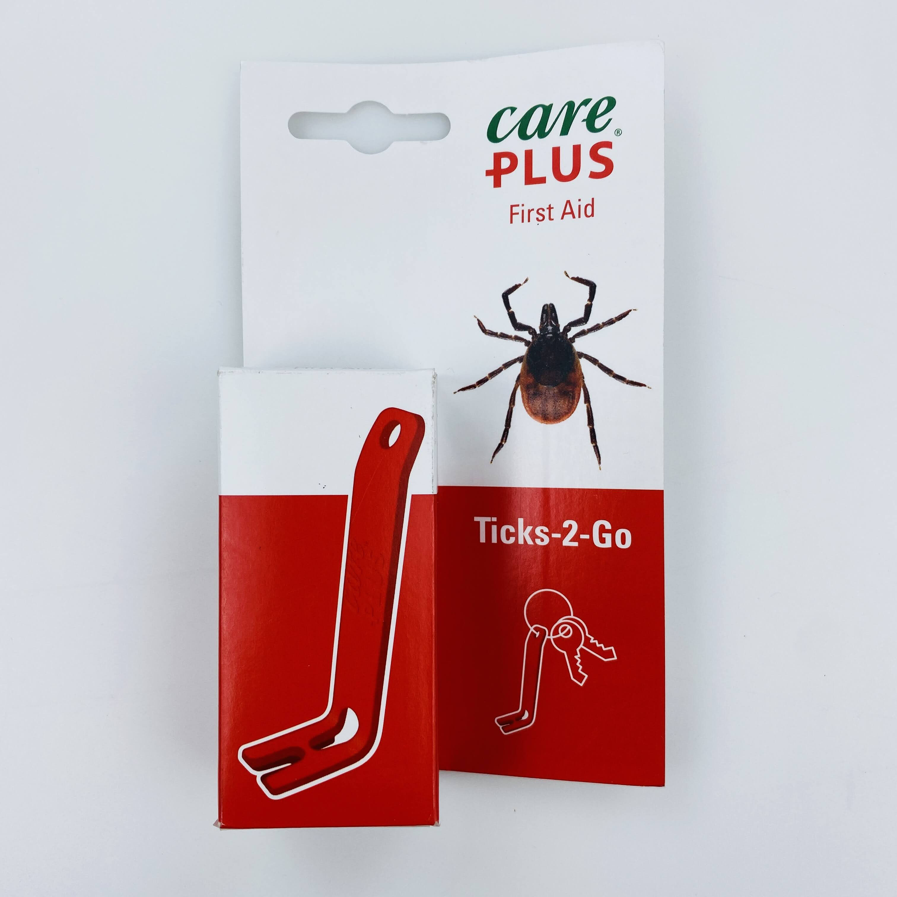 Care Plus Tick Out Ticks 2 Go - Second hand Zeckenzange - Rot - One Size | Hardloop