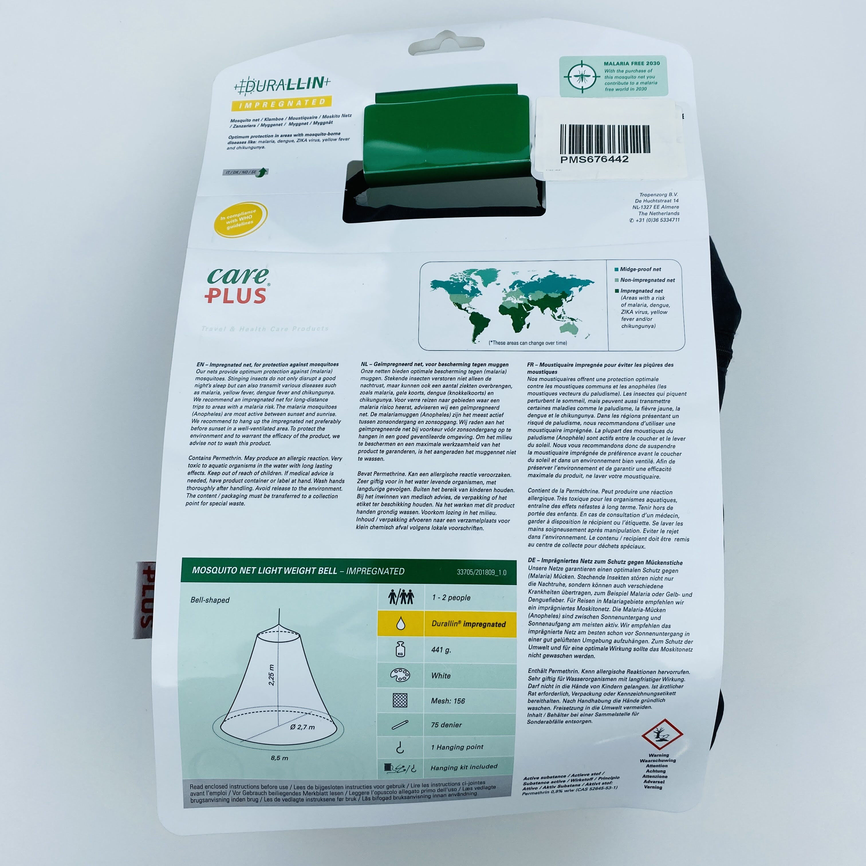 Care Plus Moustiquaire Net Legere Bell D - Zanzariera di seconda mano - Bianco - Taglia unica | Hardloop