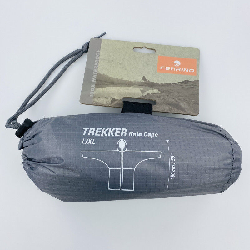 Ferrino Poncho Trekker Ripstop - Second hand Ponczo - Szary - L/XL | Hardloop