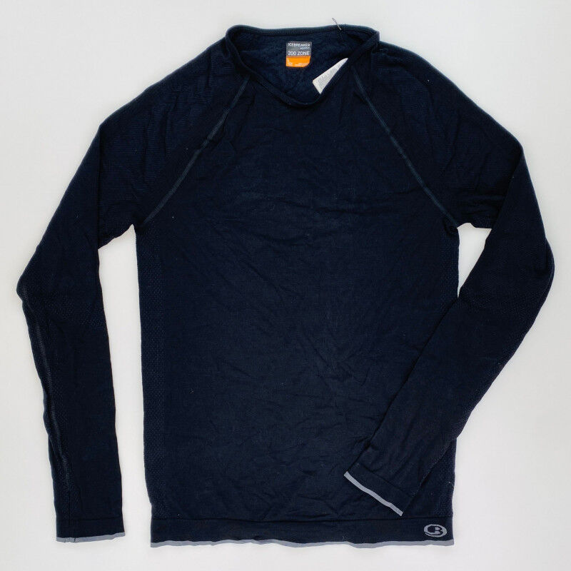 Icebreaker Wmns 200 Zone Seamless LS Crewe - Intimo di seconda mano - Donna - Nero - L | Hardloop