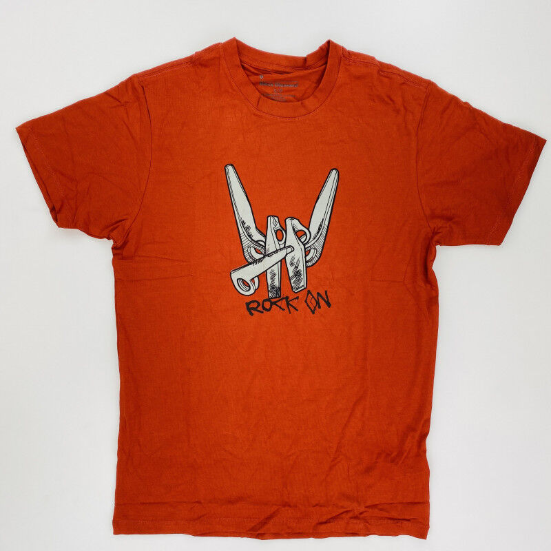 Black Diamond Bd Rock On Ss Tee - Second Hand T-shirt meski - Czerwony - S | Hardloop