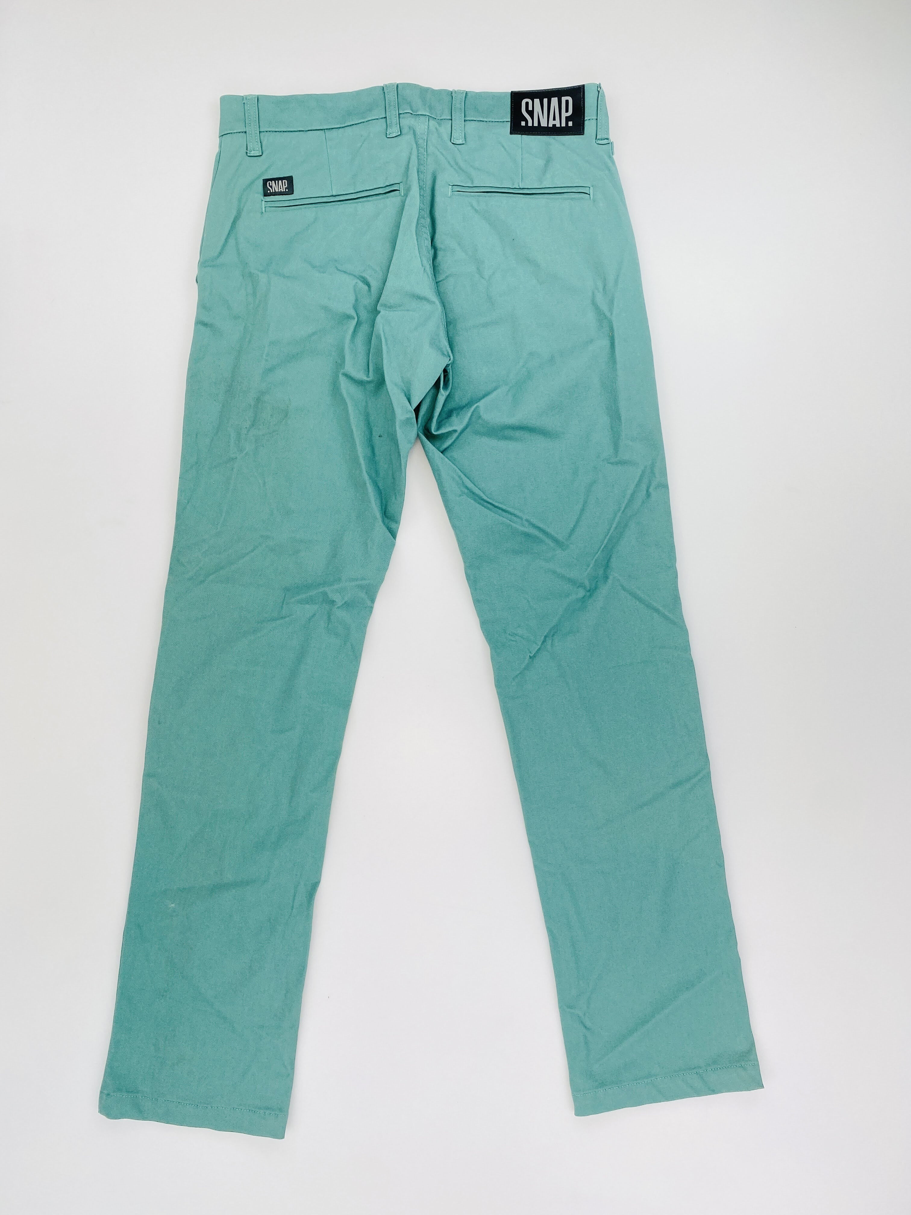 Snap Chino - Second Hand Spodnie męskie - Zielony - S | Hardloop
