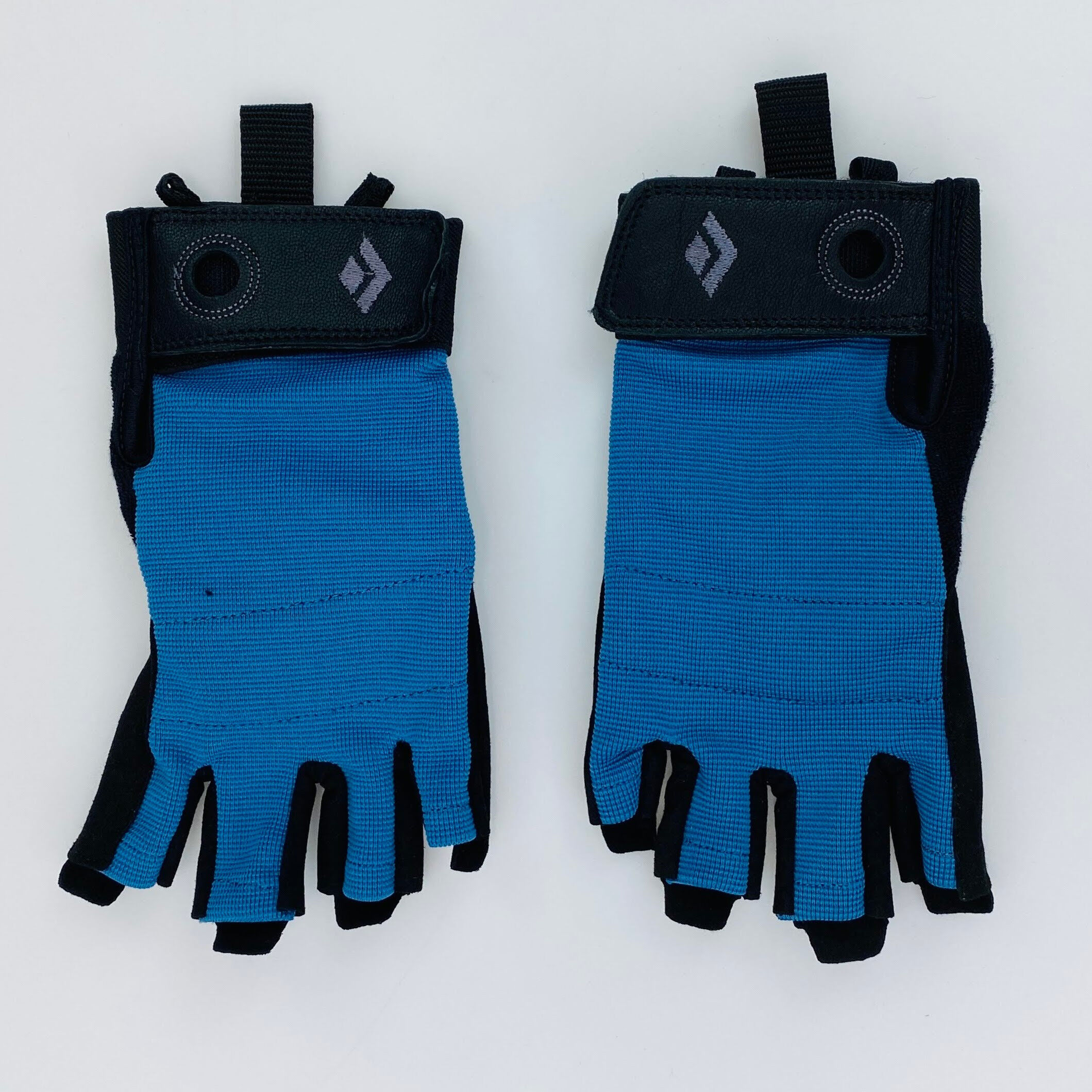 Black Diamond Crag Half Finger Gloves - Second Hand Handschuhe - Blau - M | Hardloop