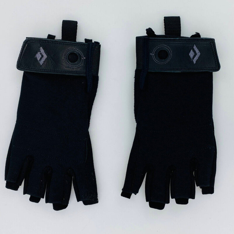 Black Diamond Crag Half Finger Gloves - Guanti di seconda mano - Nero - L | Hardloop