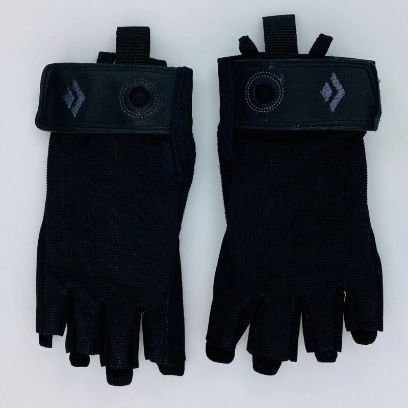 Black Diamond Crag Half Finger Gloves - Second Hand Gloves - Black - S | Hardloop