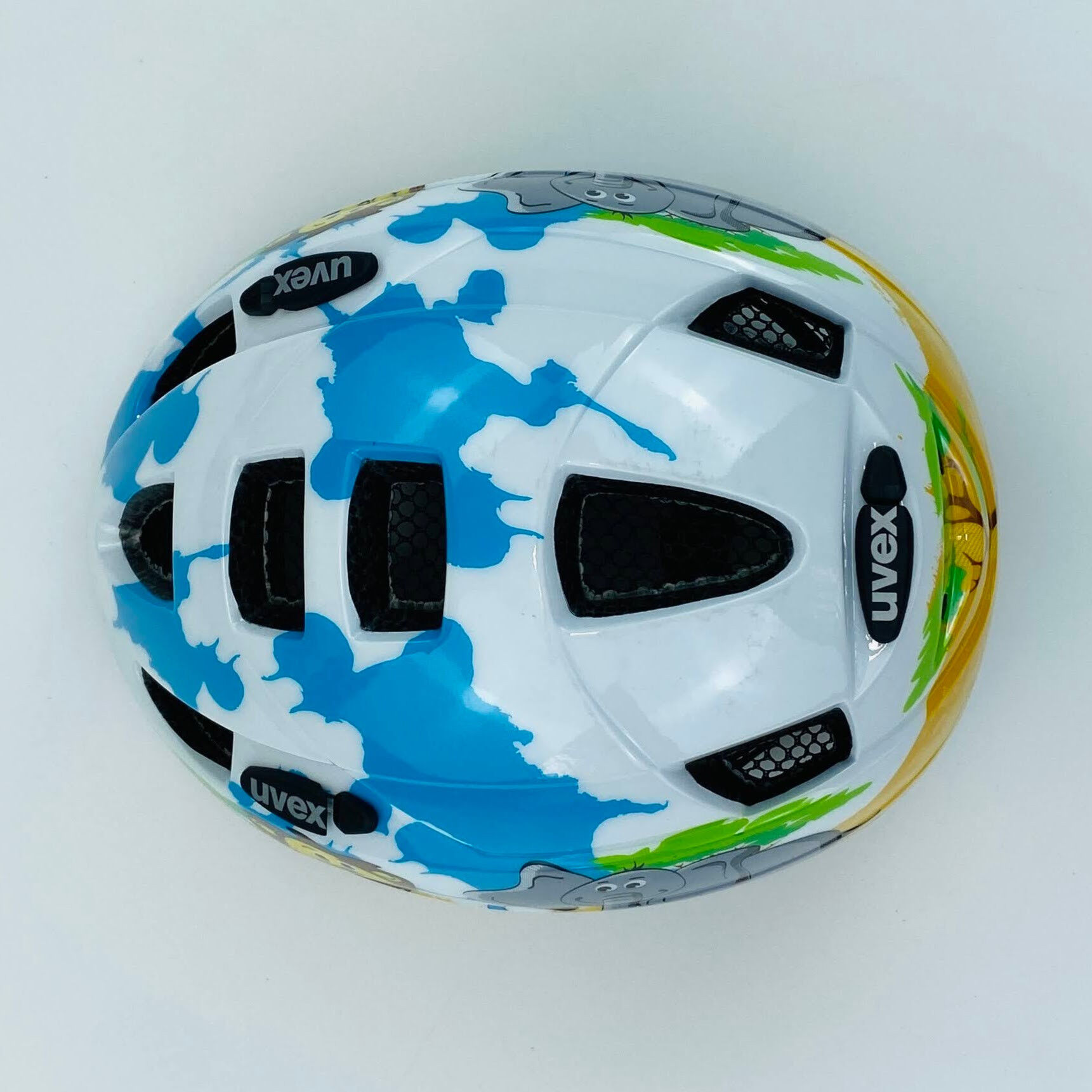 Uvex Junior Kid 2 - Casco per bici - Bambino di seconda mano - Multicolore - 46-52 cm | Hardloop