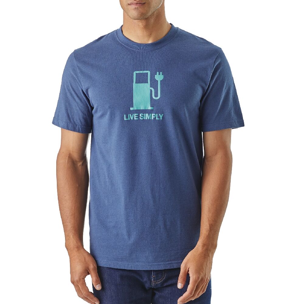 Patagonia Live Simply Power Responsibili-Tee - T-shirt homme | Hardloop