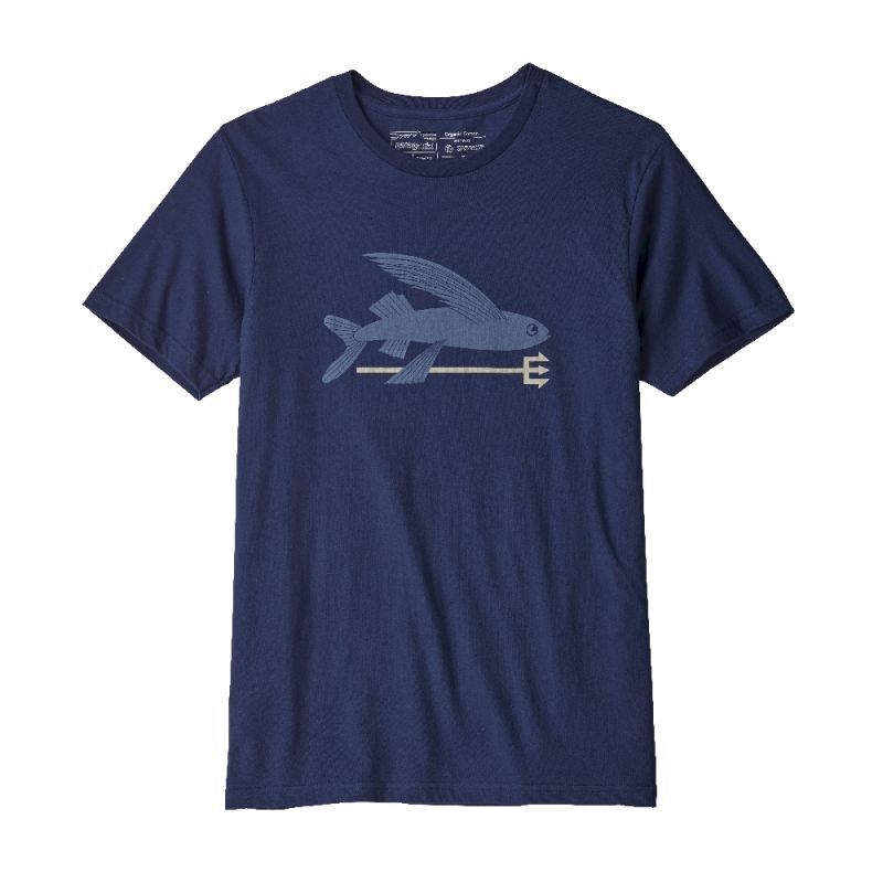 patagonia|SHORT-SLEEVE T-SHIRTS/SLEEVELESS (M Flying Fi Patagonia Flying Fish Organic T-Shirt - T-shirt meski | Hardloop
