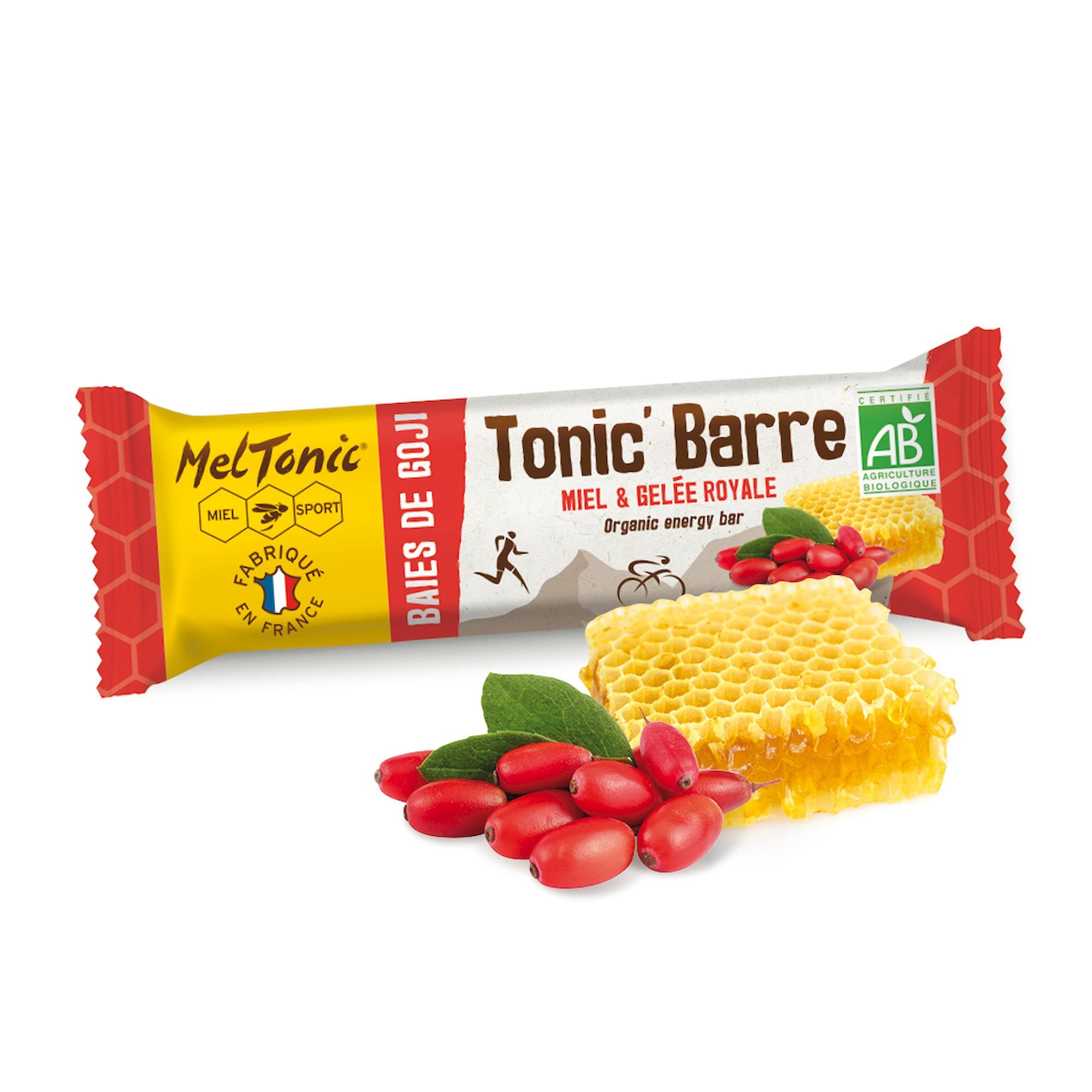 Meltonic Tonic Barre Bio Miel & Baies De Goji - Energy bar
