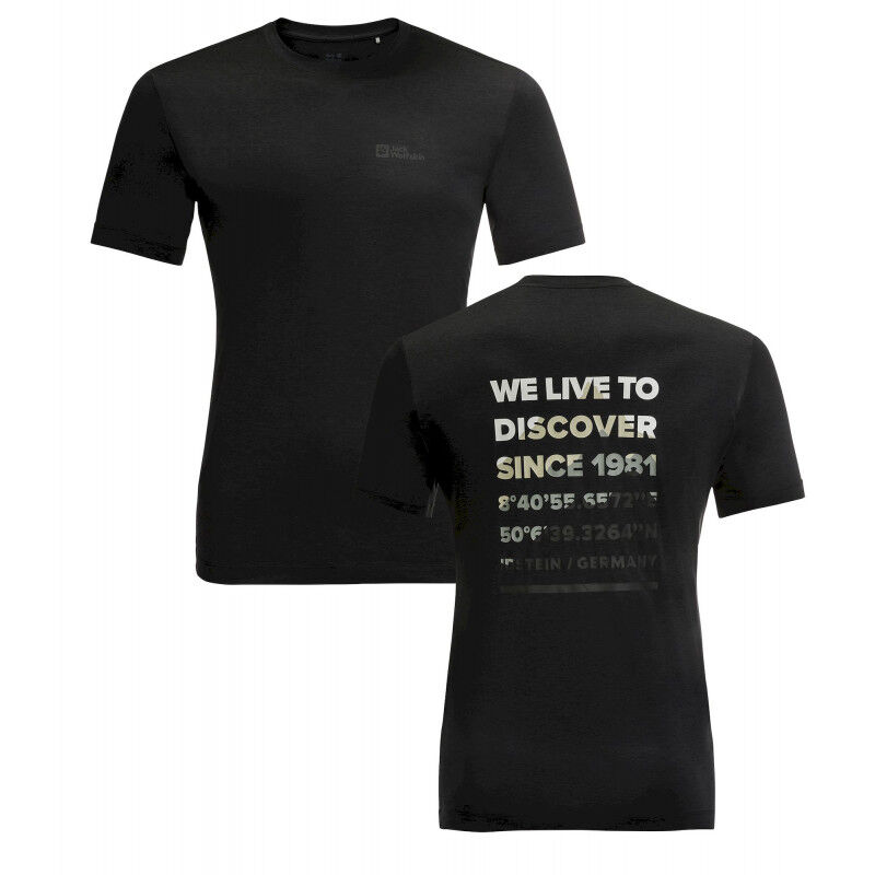 Jack Wolfskin Hiking S/S T - T-shirt - Uomo | Hardloop
