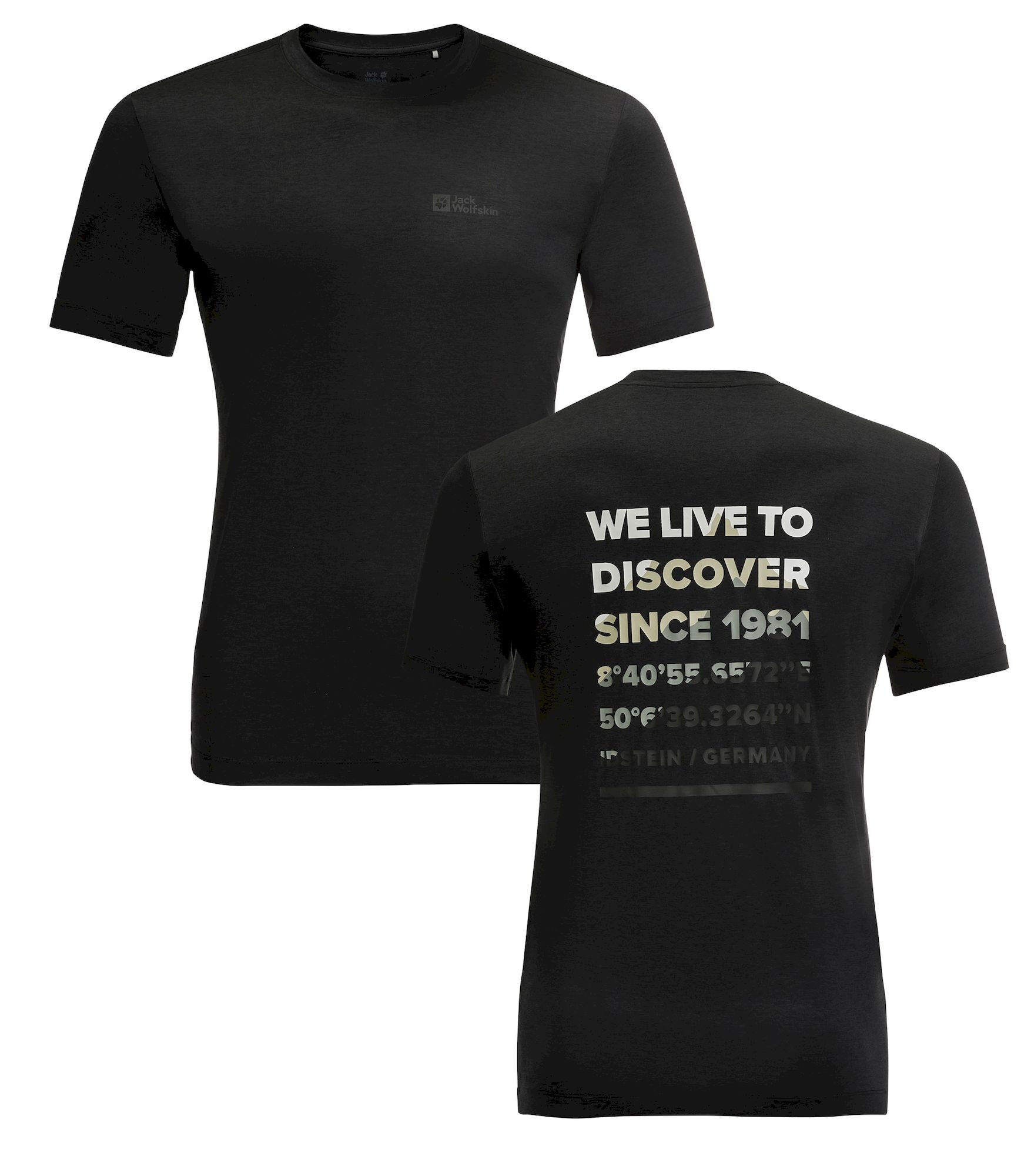 Jack Wolfskin Hiking S/S T - T-shirt - Heren | Hardloop