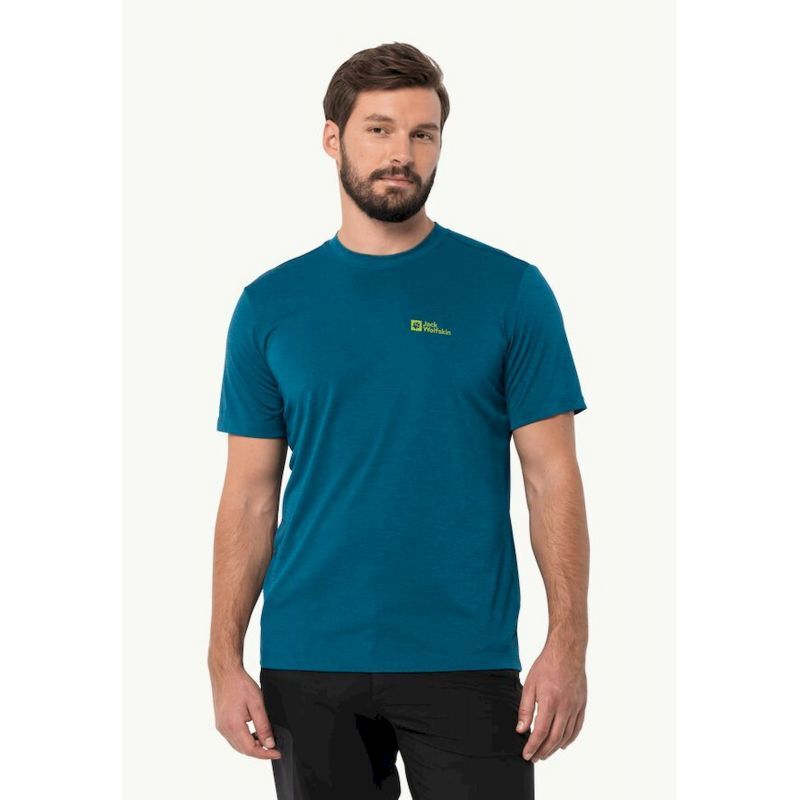 Jack Wolfskin Hiking S/S T - T-shirt homme | Hardloop
