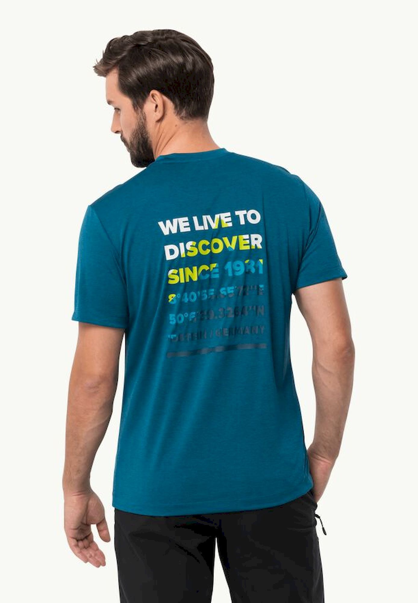 Jack Wolfskin Hiking S/S T - T-shirt homme | Hardloop