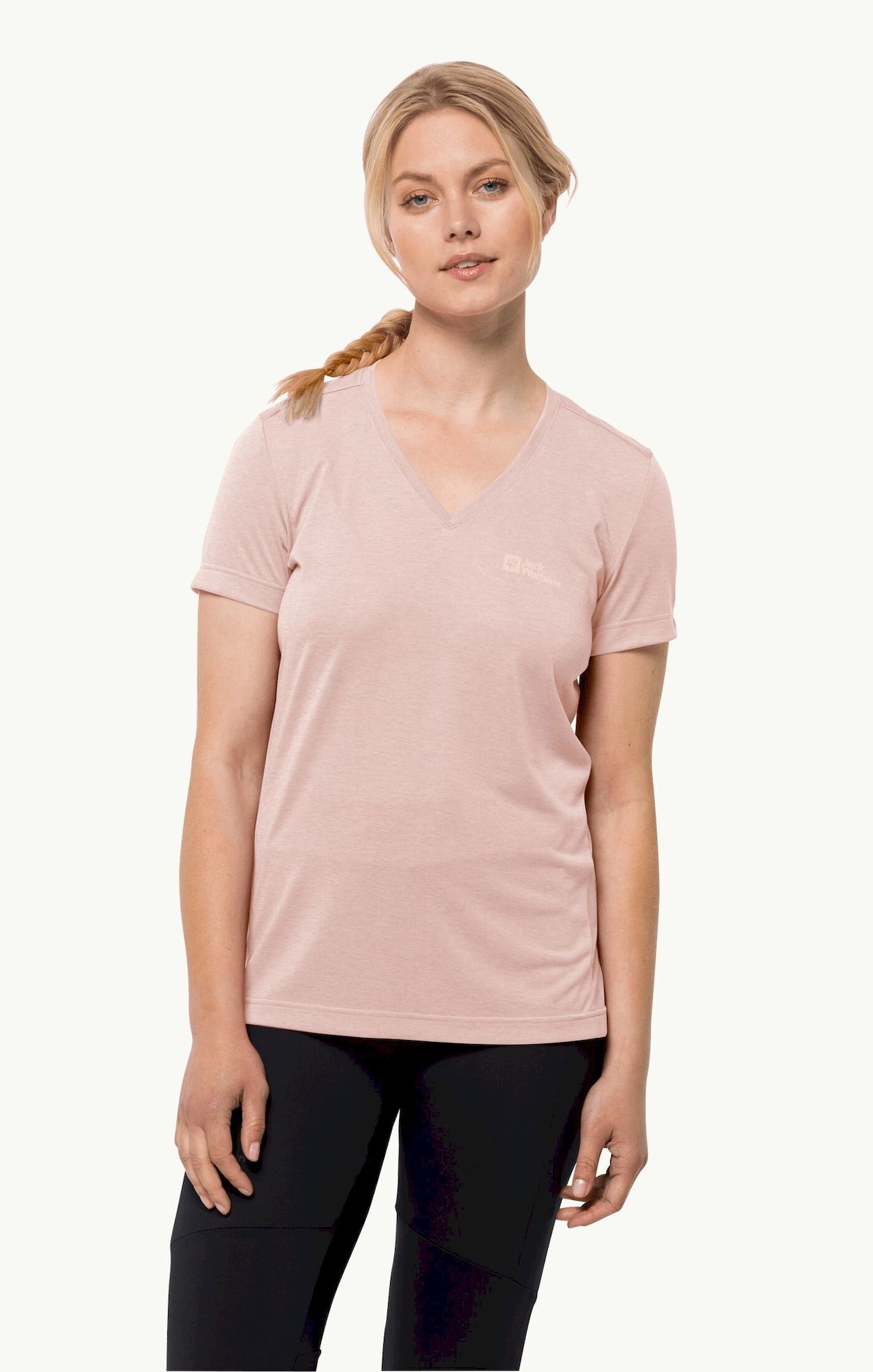 Jack Wolfskin Crosstrail T - T-shirt - Dam | Hardloop