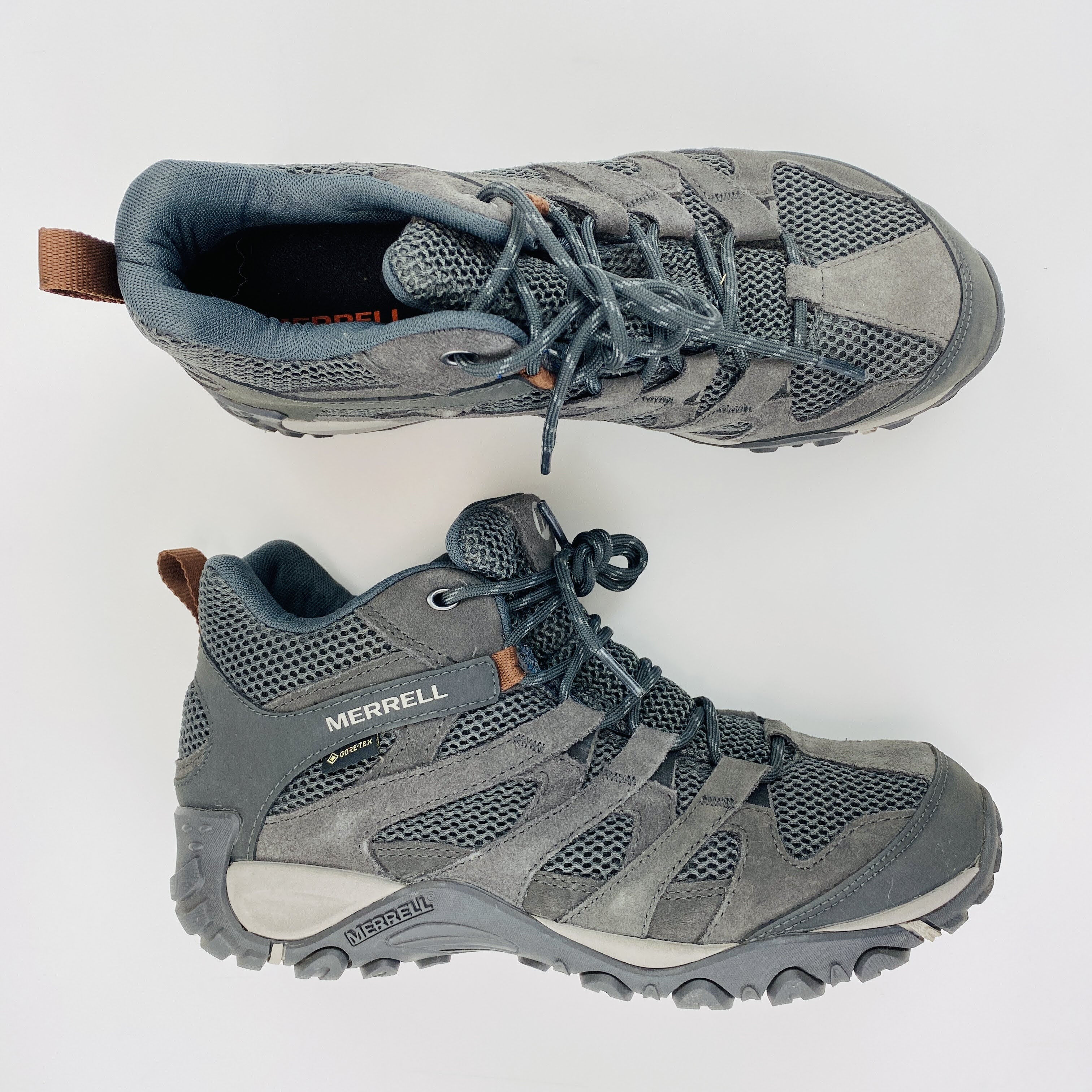 Merrell Alverstone Mid Gtx - Second Hand Walking shoes - Men's - Grey - 43.5 | Hardloop