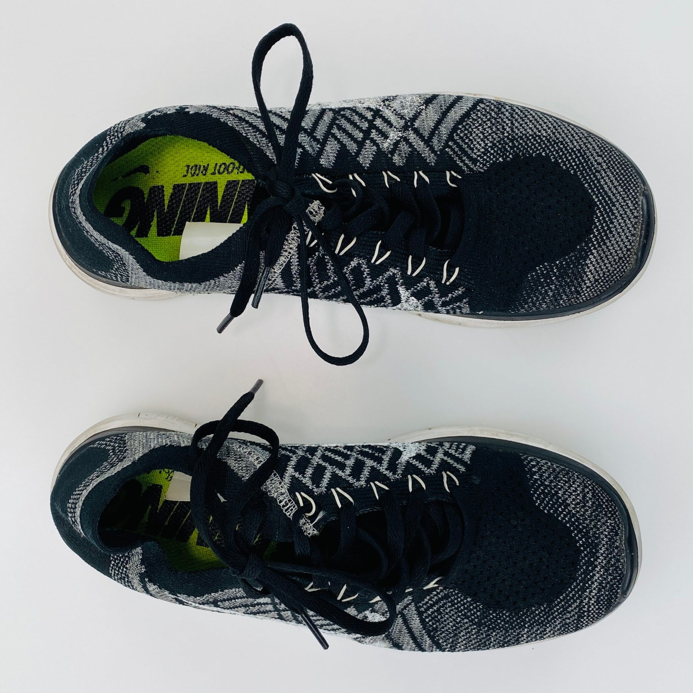 Nike Free 4.0 Flyknit Seconde main Chaussures running femme Noir 40 Hardloop