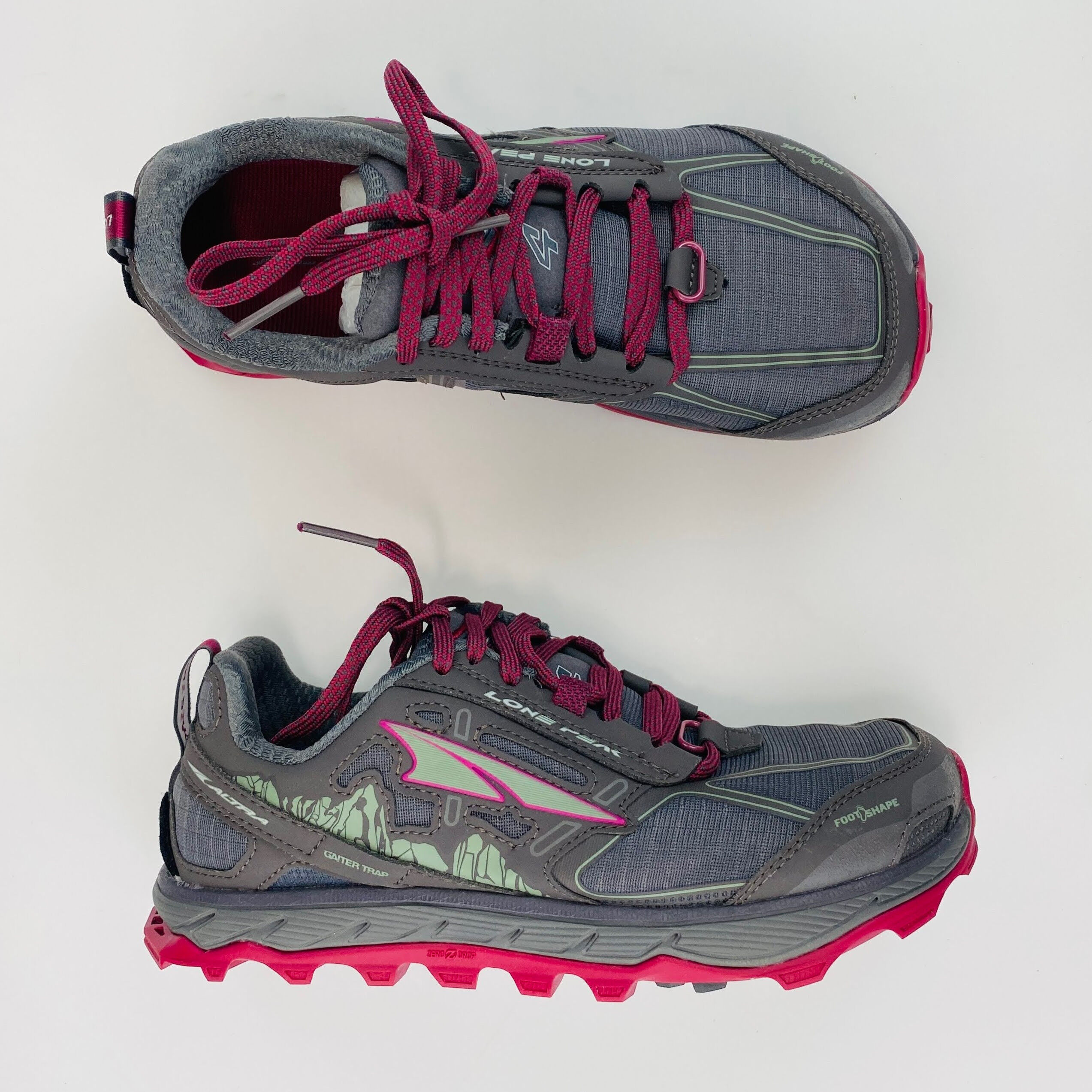 Altra Lone Peak 4 - Seconde main Chaussures trail femme - Rouge - 37.5 | Hardloop