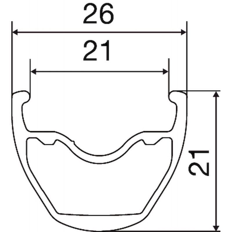 Mavic Crossride FTS-X  26 | 9/15 x 100 mm | 6 Trous - MTB 26" přední zapletená kola | Hardloop