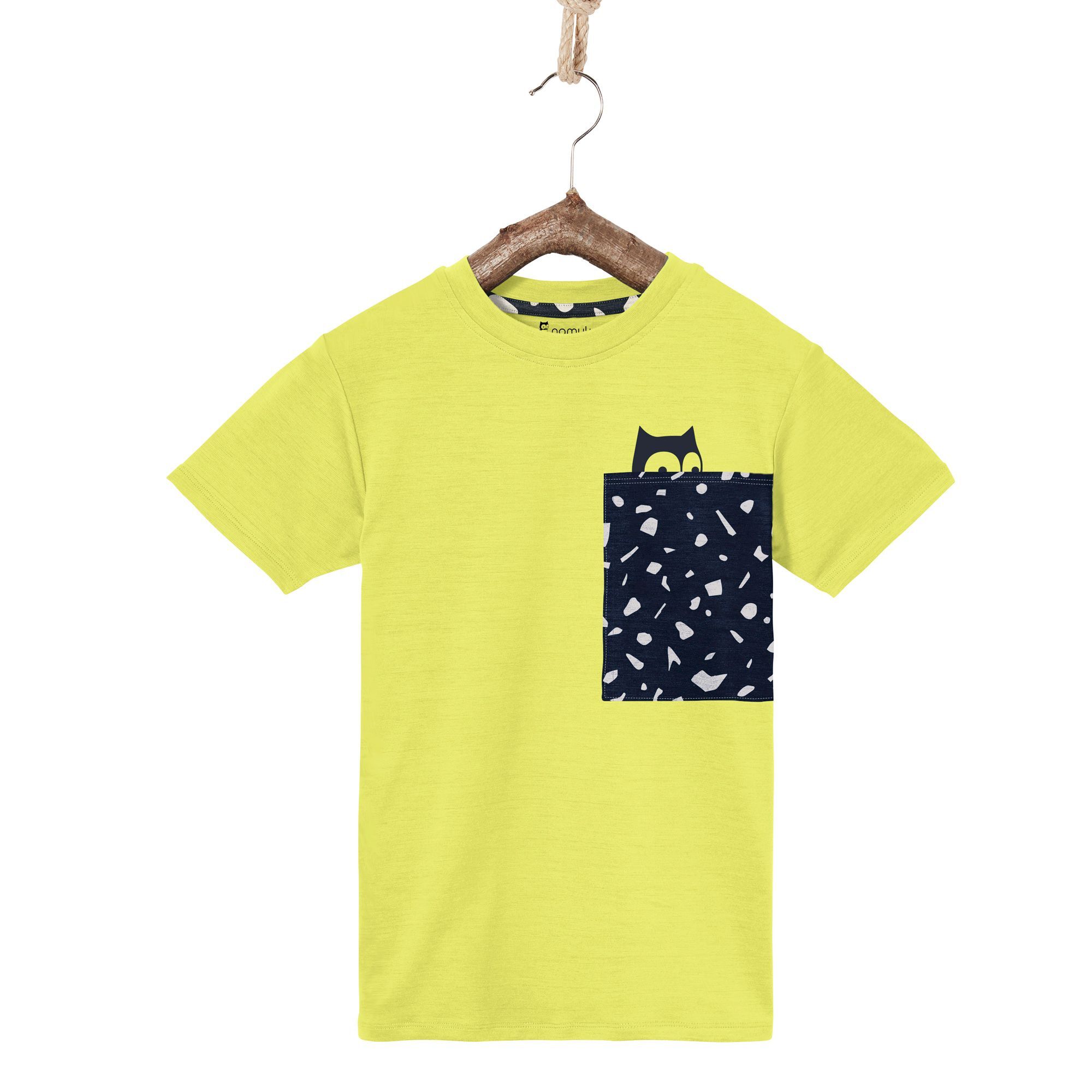 Namuk Pluto Merino Pocket T-Shirt - Merinoshirt - Kinderen | Hardloop