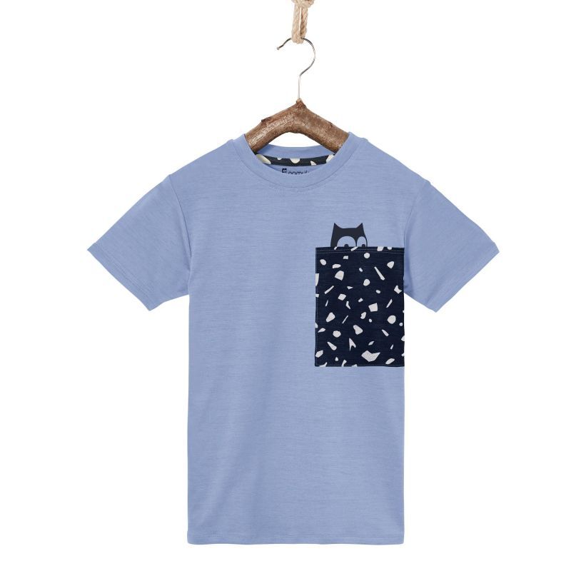 Namuk Pluto Merino Pocket T-Shirt - Merino-shirt - Barn | Hardloop