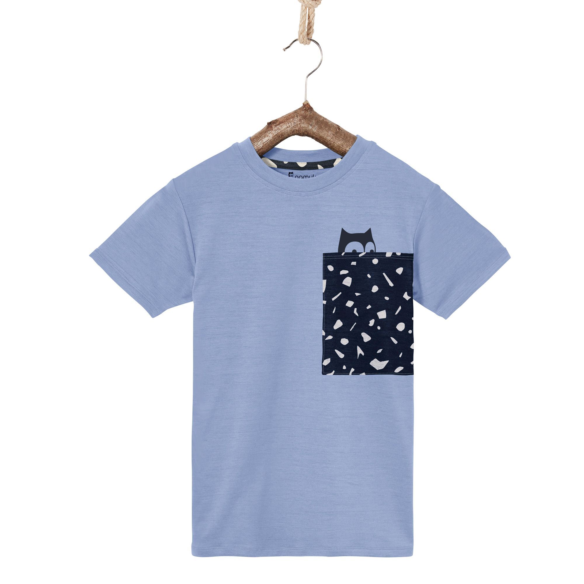 Namuk Pluto Merino Pocket T-Shirt - Dětské triko | Hardloop