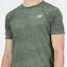 New Balance Printed Impact Run Short Sleeve - T-shirt meski | Hardloop