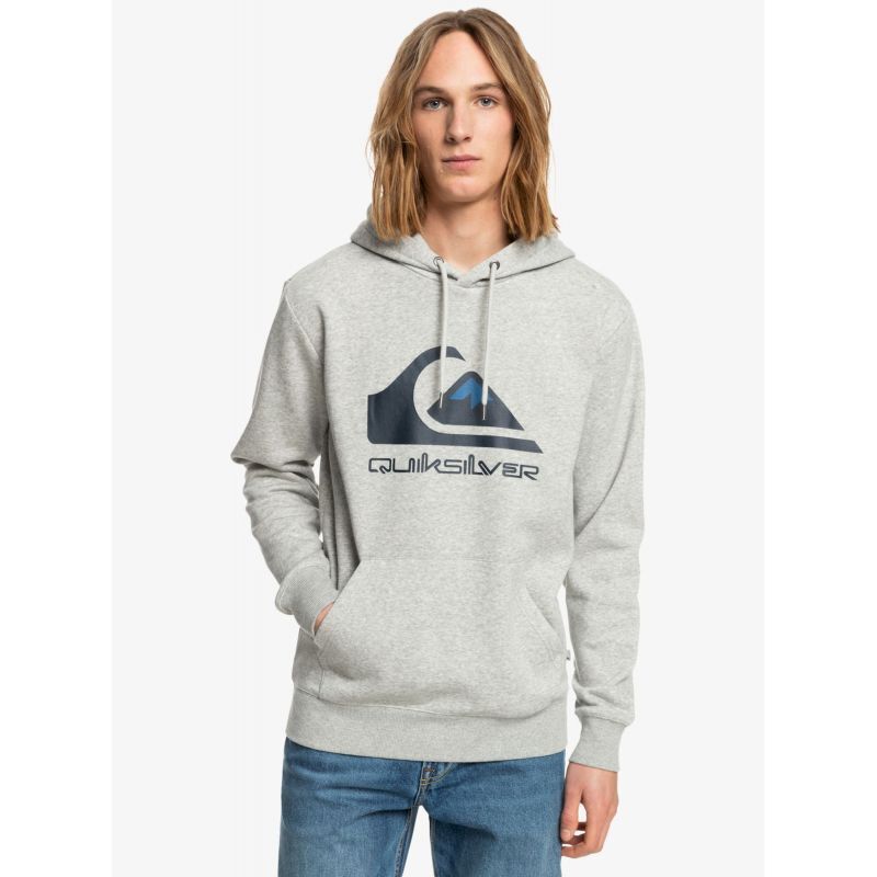 sudadera quiksilver hombre con capucha BIGLOGOHOOD negr