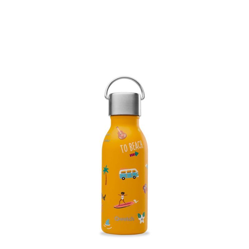 Qwetch Bottiglia Termica 500 Ml Verde Toundra: Acciaio Inox 304, Mantiene Freddo 24h E Caldo 12h