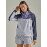 Wrangler All Terrain Gear 1/4 Zip Popover Fleece - Bluza polarowa damska | Hardloop