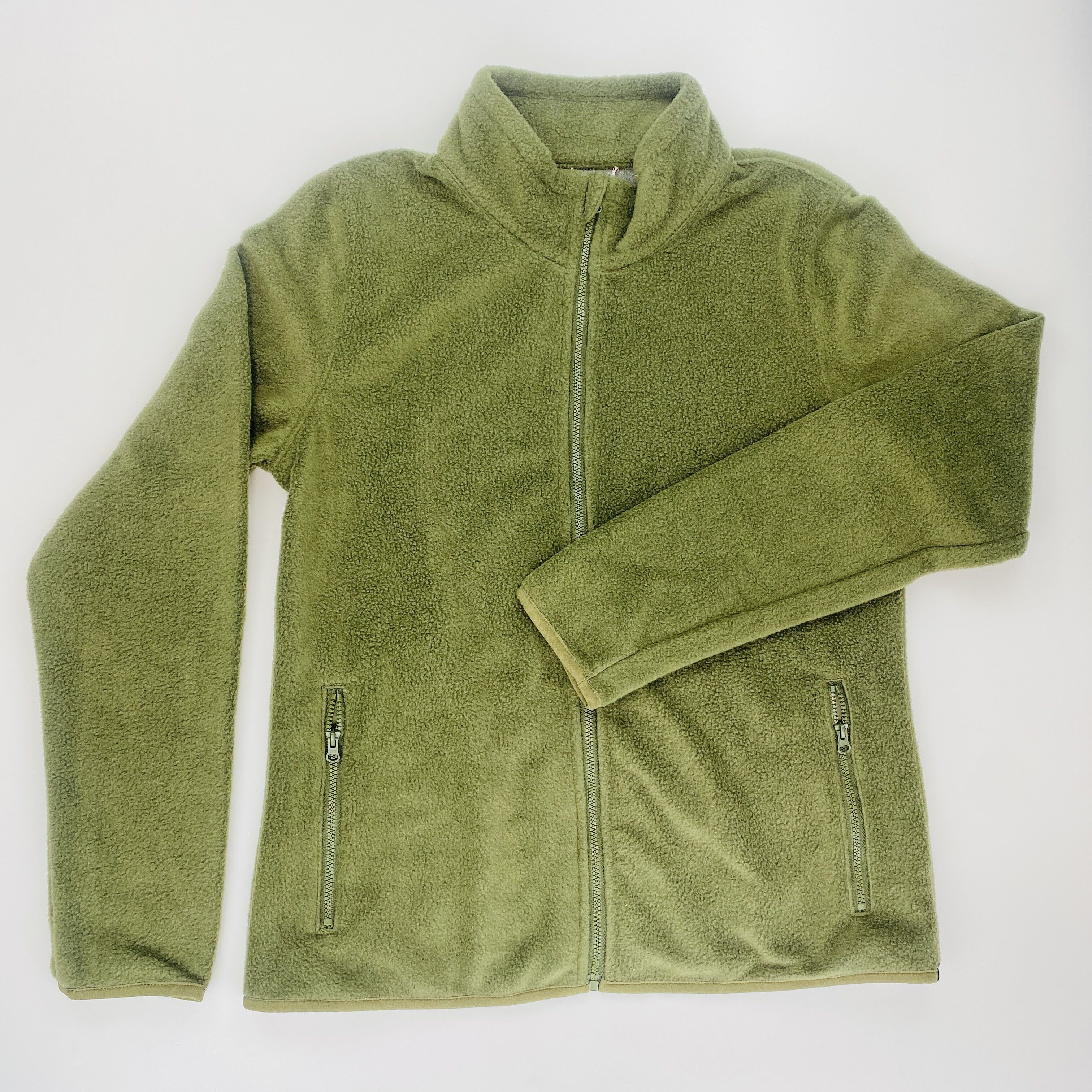 Wrangler Full Zip Fleece Jkt - Seconde main Sweatshirt femme - Vert olive - S | Hardloop