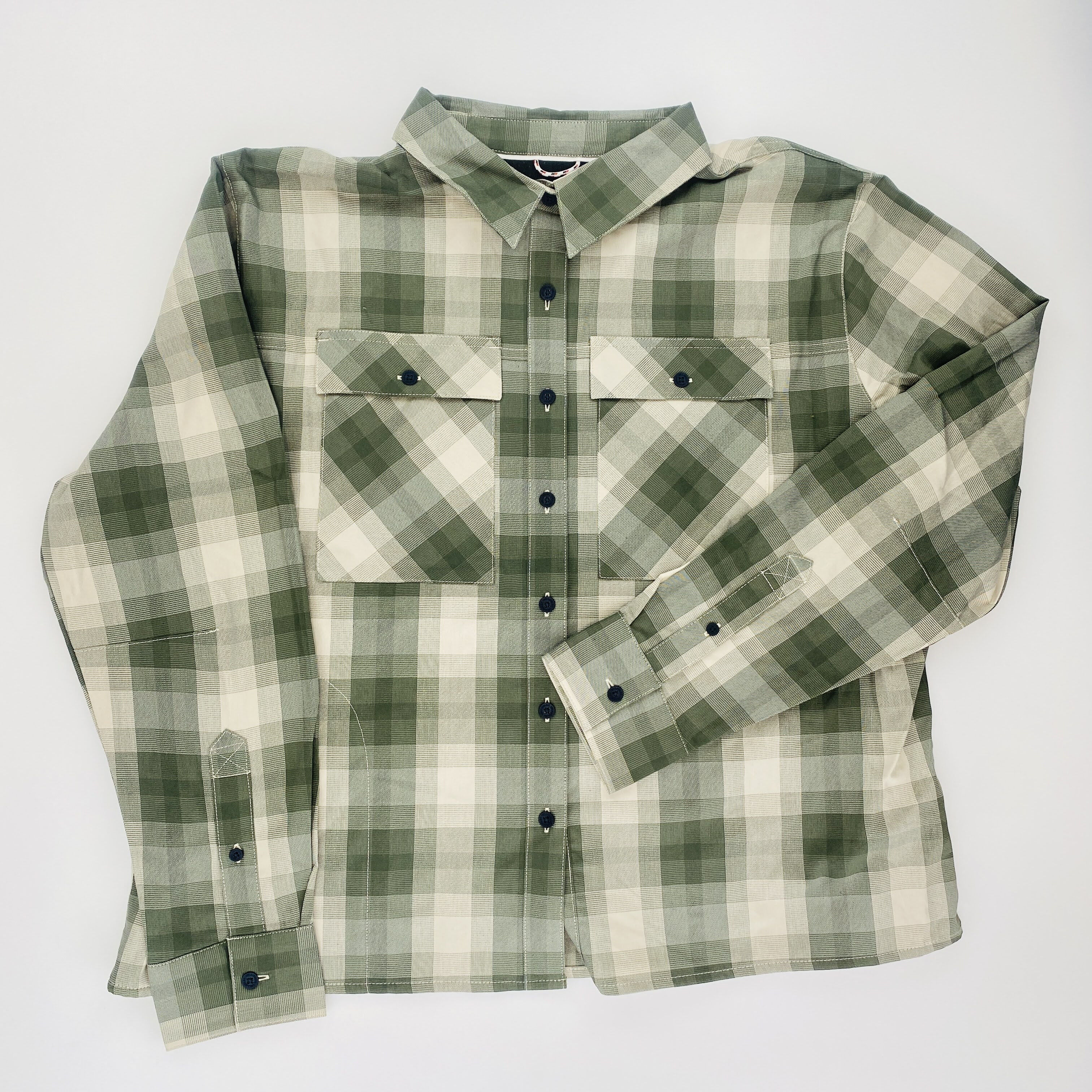 Wrangler Ls Boxy Shirt - Second Hand Shirt - Women's - Green - S | Hardloop