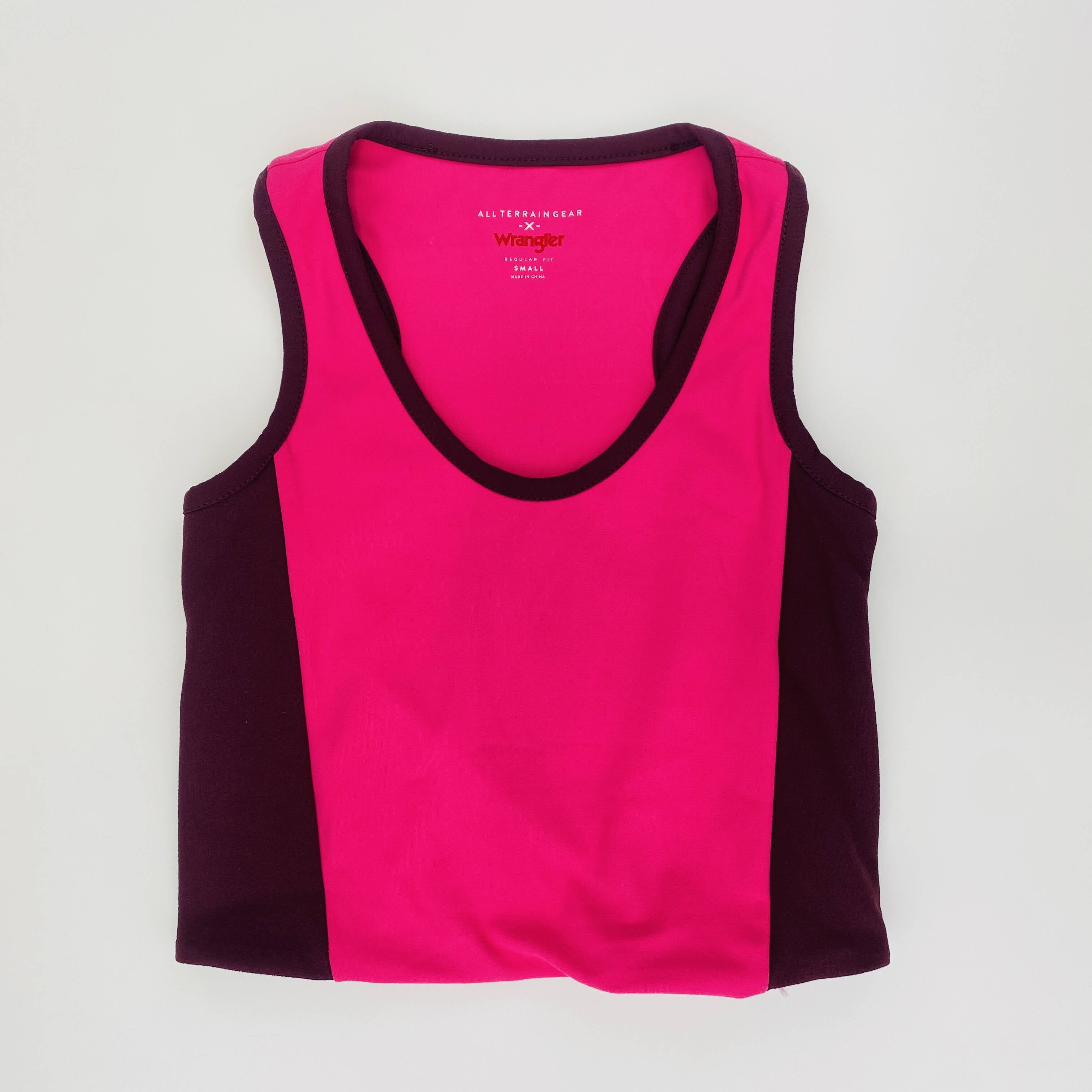 Wrangler Compression Top - Second Hand T-shirt damski - Różowy - S | Hardloop