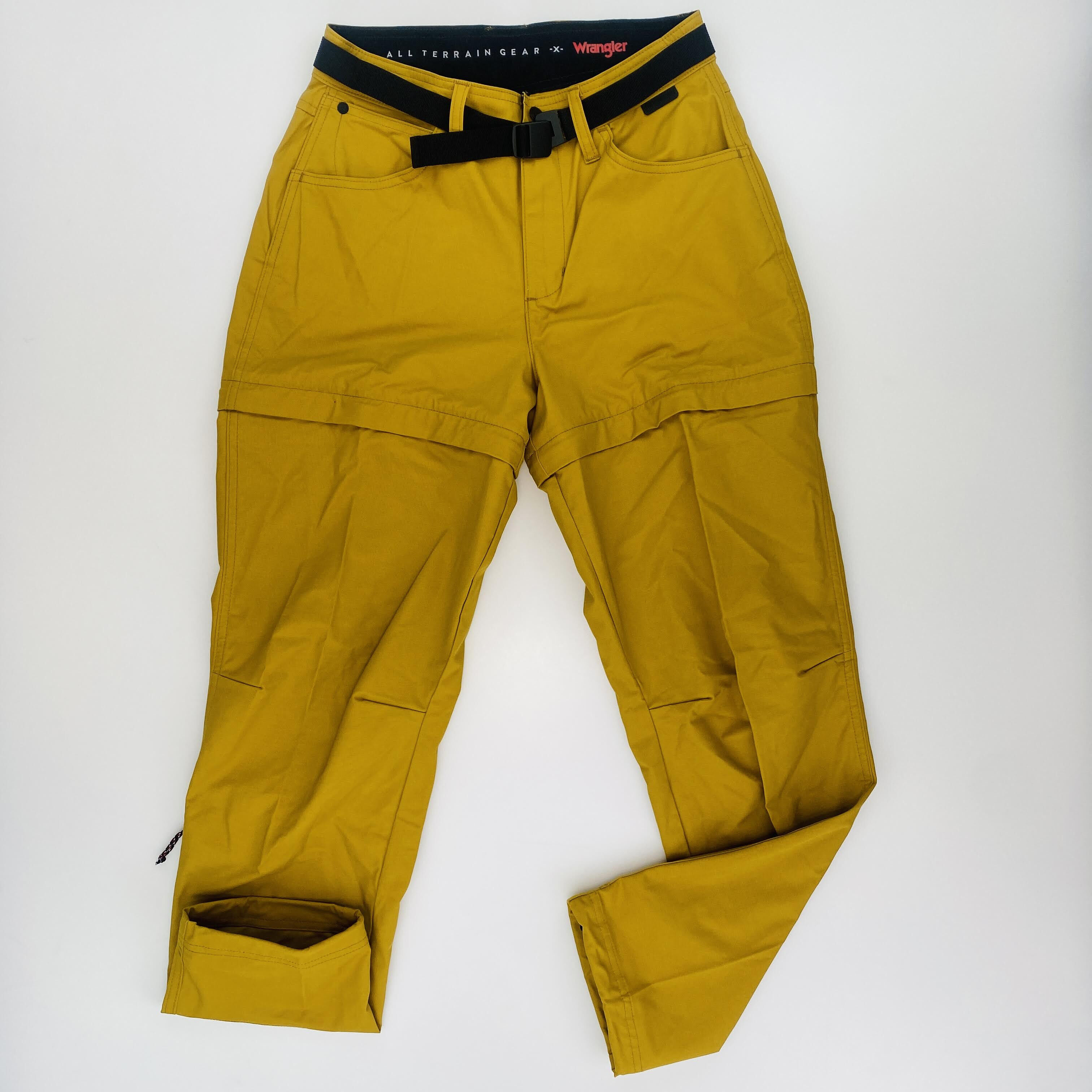 Wrangler Packable Zipoff Pant - Second Hand Spodnie turystyczne damskie - Żółty - US 28 | Hardloop