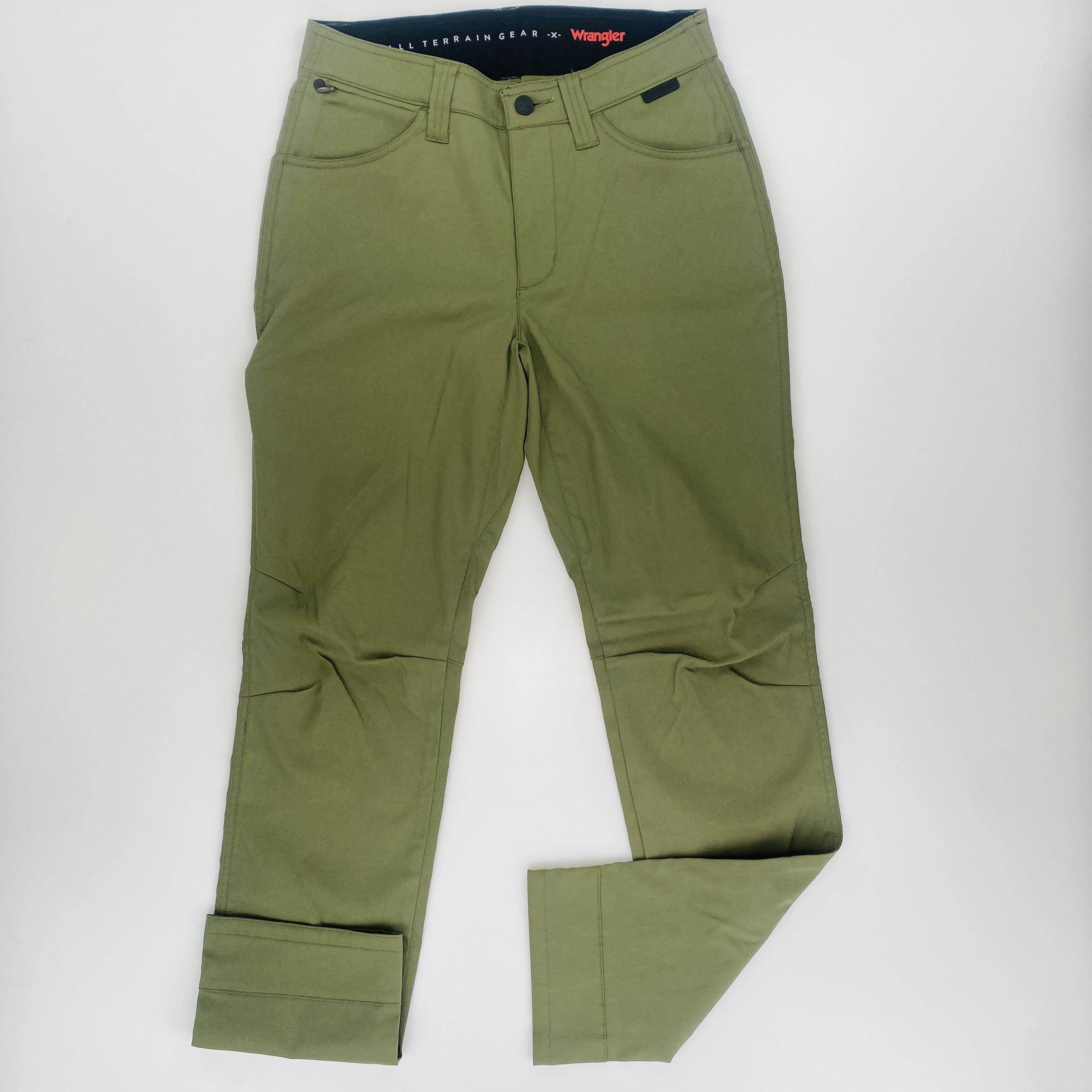 Wrangler Slim Utility Pants - Second Hand Dámské turistické kalhoty - Olivově zelená - US 28 | Hardloop
