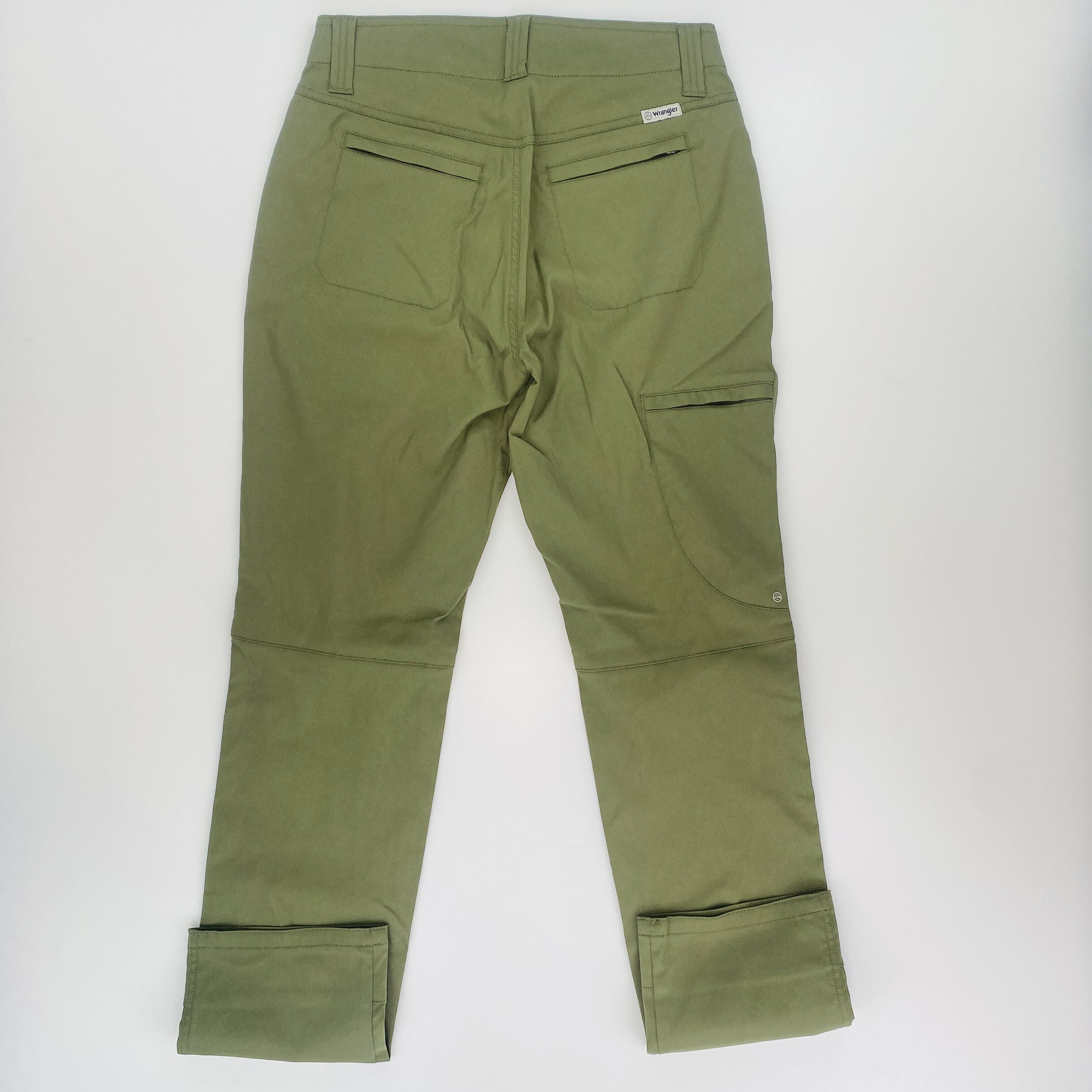 Wrangler Slim Utility Pants - Second Hand Spodnie turystyczne damskie - Zielona oliwka - US 28 | Hardloop