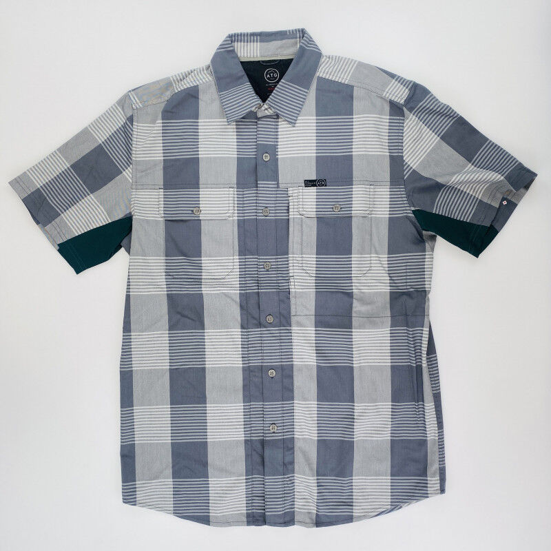 Wrangler Ss Mix Material Shirt - Camicia di seconda mano - Uomo - Grigio - M | Hardloop