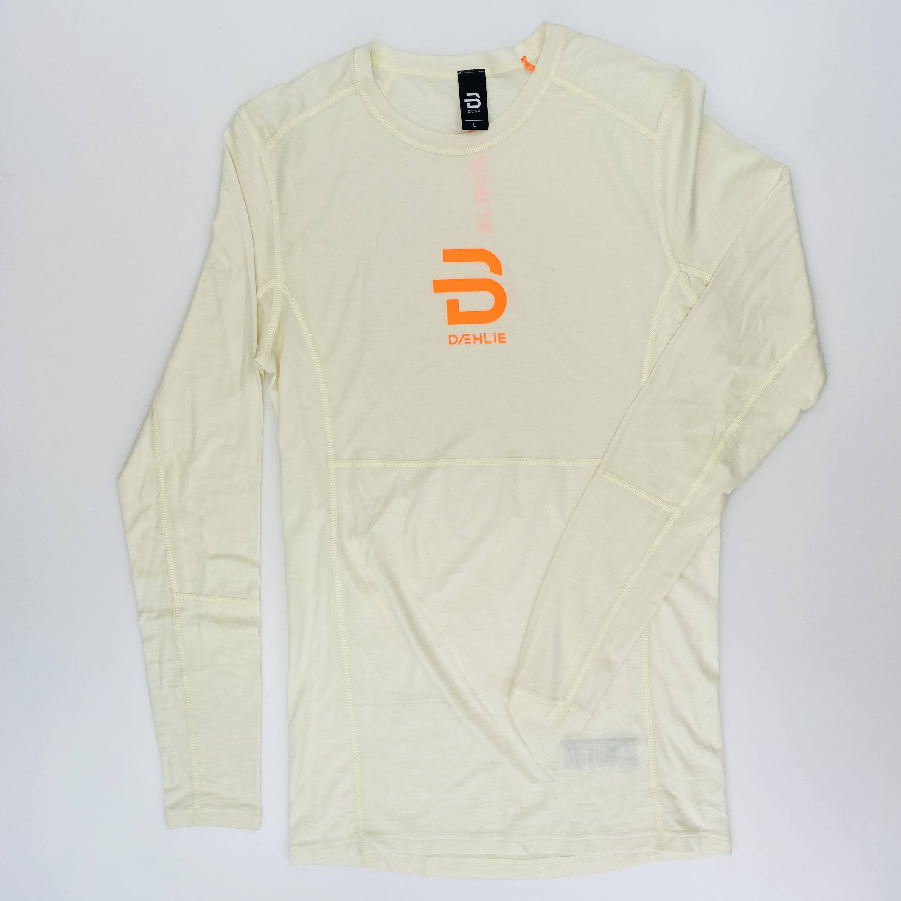 Daehlie Active Wool Long Sleeve Men - Segunda Mano Camiseta técnica - Hombre - Blanco - L | Hardloop