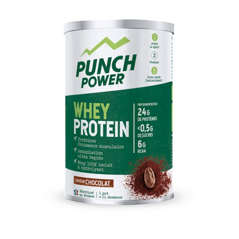Punch Power Whey Protein Chocolat Energy drink Hardloop