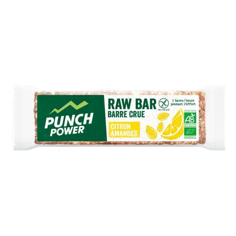 Punch Power Raw Bar Amande Citron - Energy gum | Hardloop
