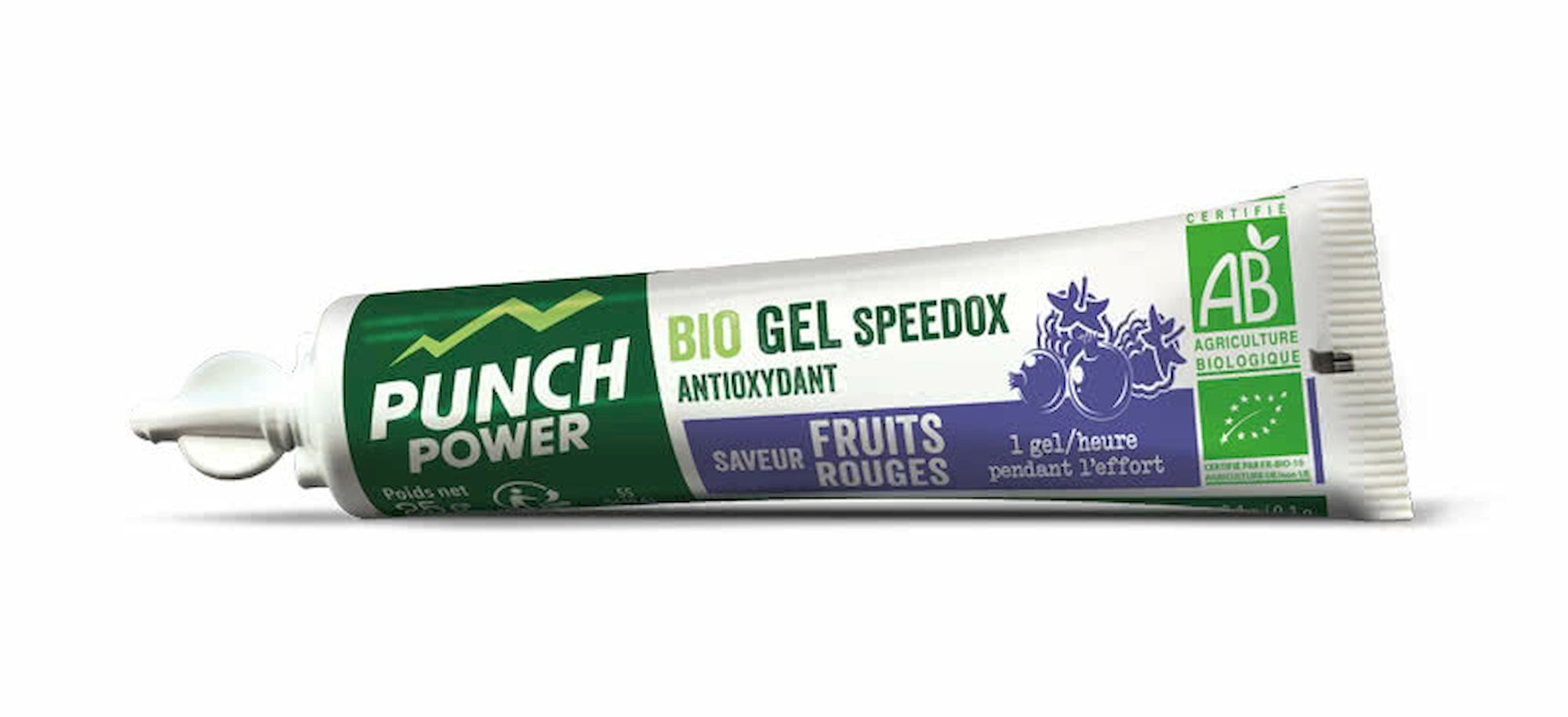 Punch Power Speedox Fruits Rouges x 6 - Energigel | Hardloop