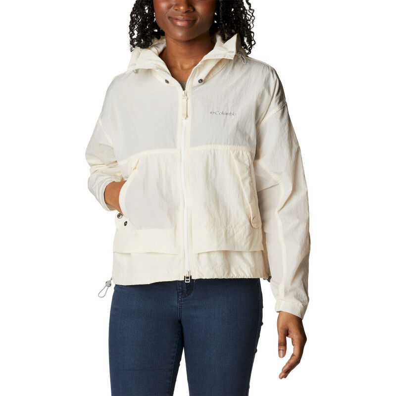 Columbia Giacca Sunrise Ridge Da Donna – Impermeabile Omni-Tech, Cuciture Sigillate, Cappuccio Regolabile, Tasche Zip, Traspirante
