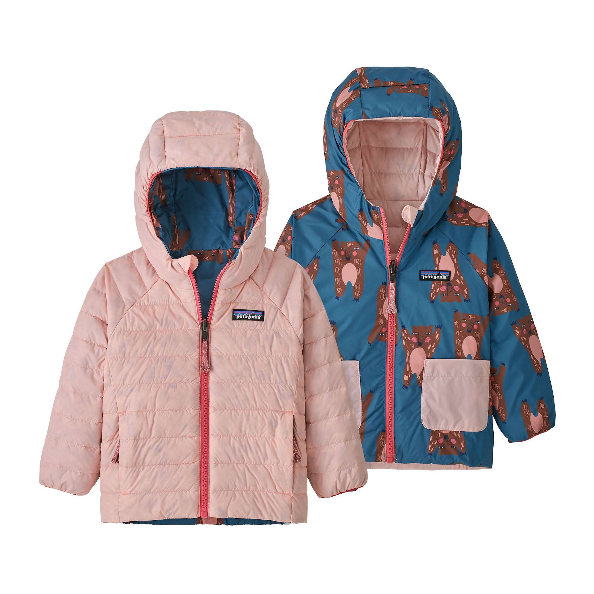 Patagonia Baby Reversible Down Sweater Hoody - Ski jacket - Kids