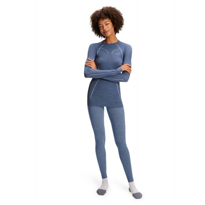 Falke Wool-Tech Long Tight - Leggings - Mujer