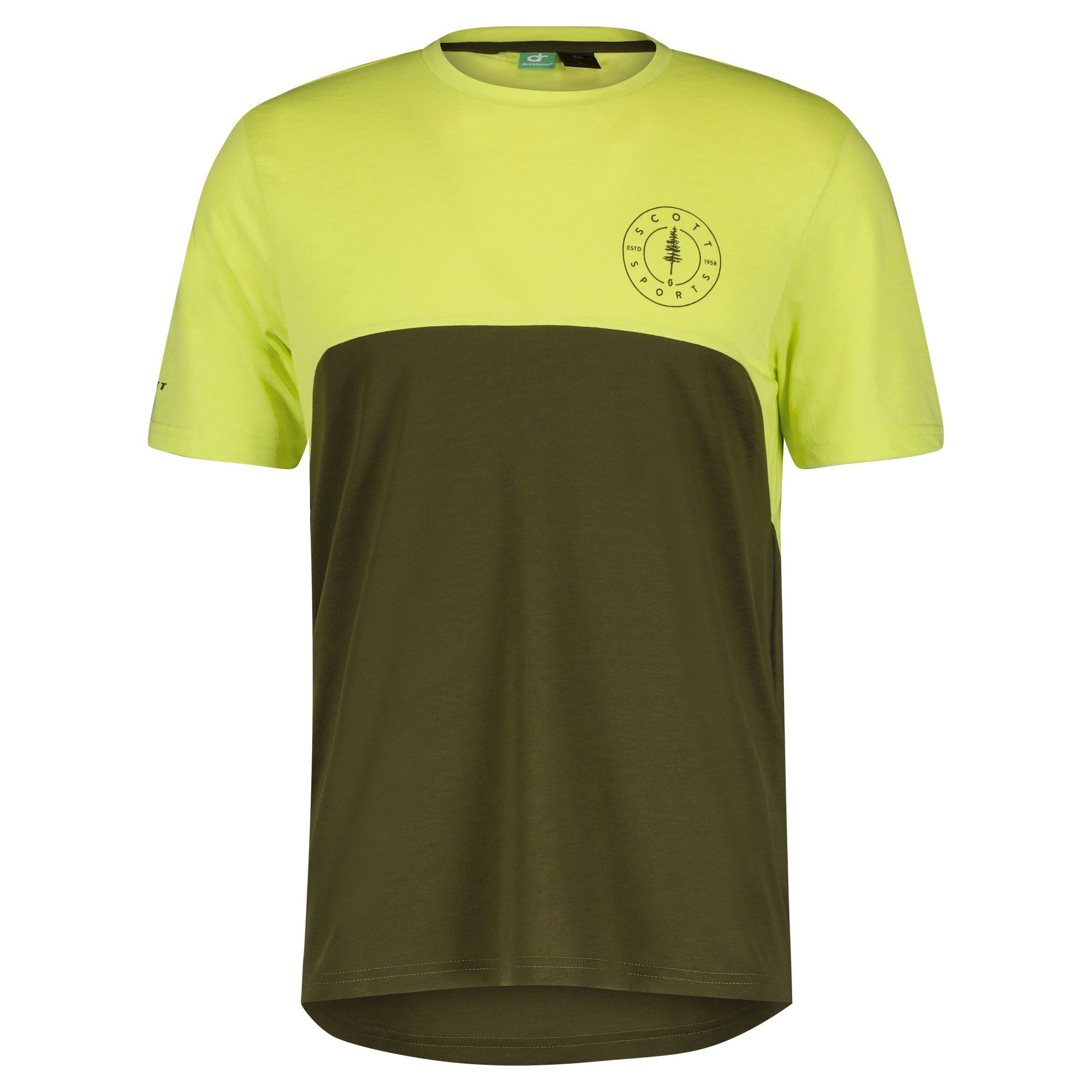 Scott Trail Flow Dri Short-Sleeve Shirt - Cykeljersey - Herrer